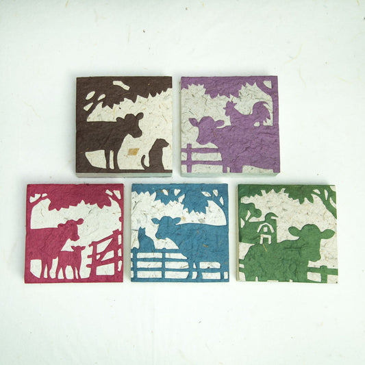 cow poop scratch note pads