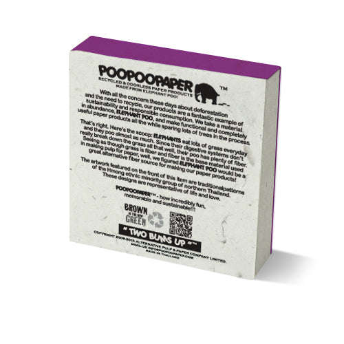 Hilltribe Pre-Pak Elephant POOPOOPAPER (80 pieces)