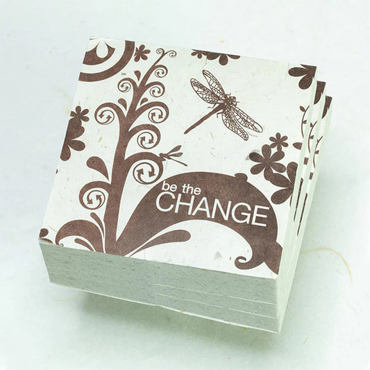 Inspirational - Change - Eco-friendly Scratch Pads (Set of 3) front stacked
