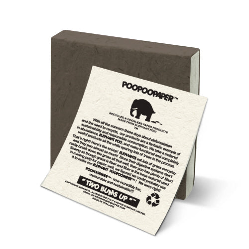 Made with Real Poo Pre-Pak Elephant POOPOOPAPER (80 pieces)