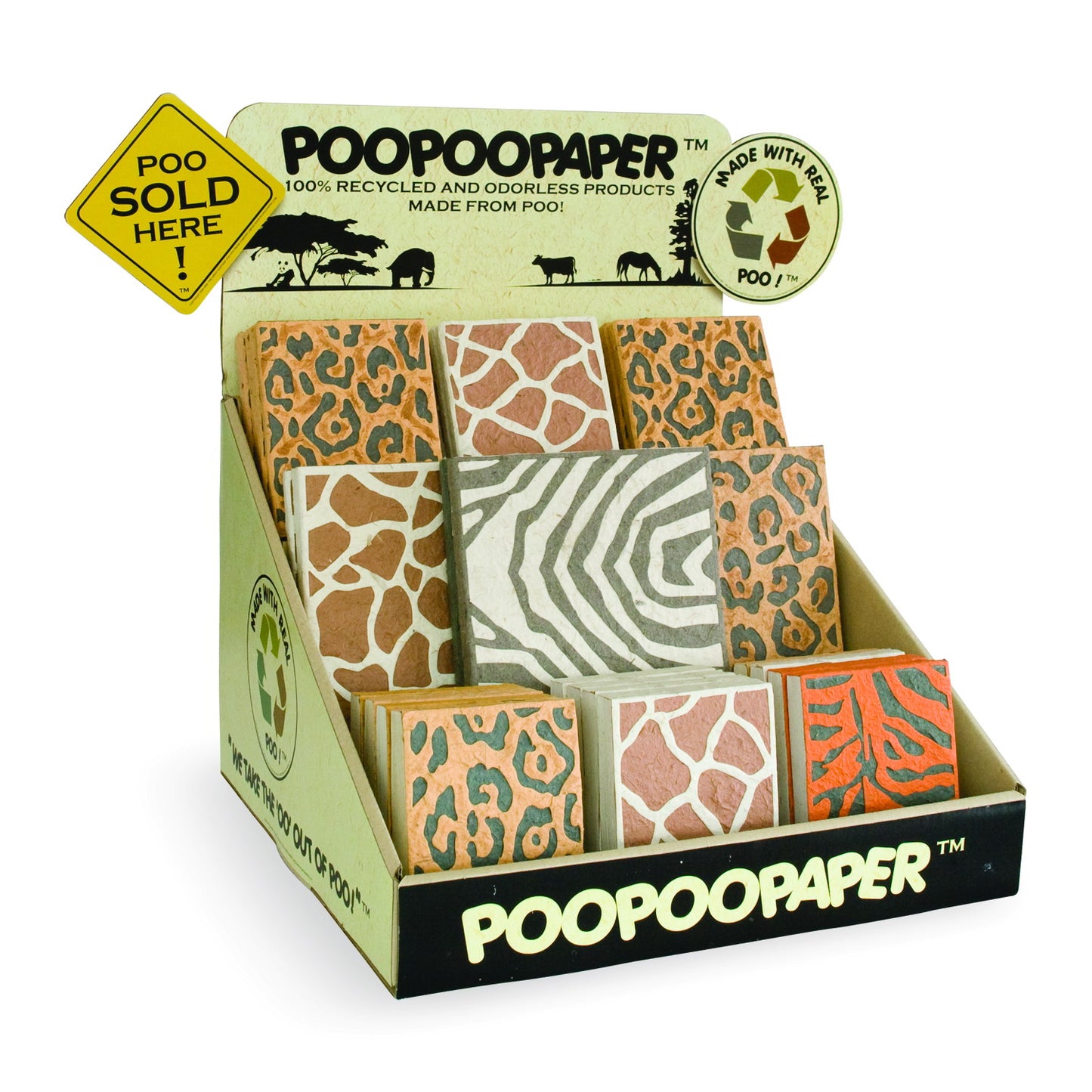 Jungle Safari Pre-Pak Elephant POOPOOPAPER (65 pieces)