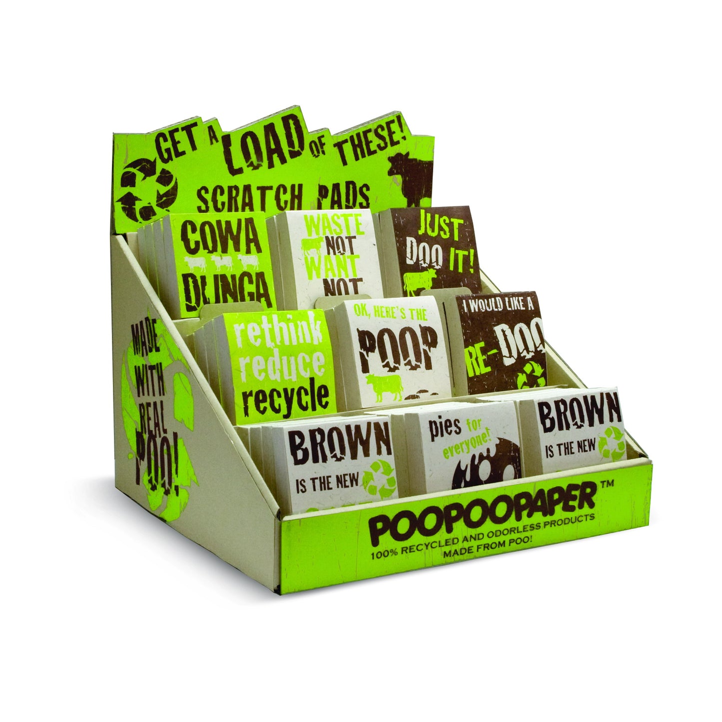 set of eco-friendly scratch pads - perfect ecologically friendly gift