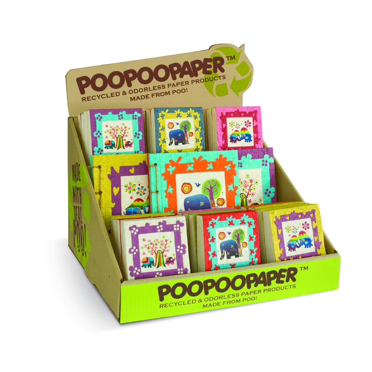 Batik Elephant Artist's Repro Pre-Pak Elephant POOPOOPAPER (82 pieces)