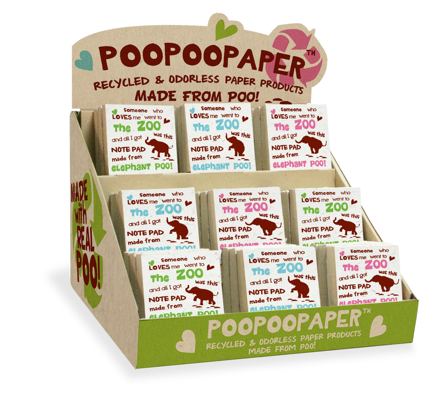 Someone Who Loves Me Zoo Pre-Pak Elephant POOPOOPAPER (80 pieces)