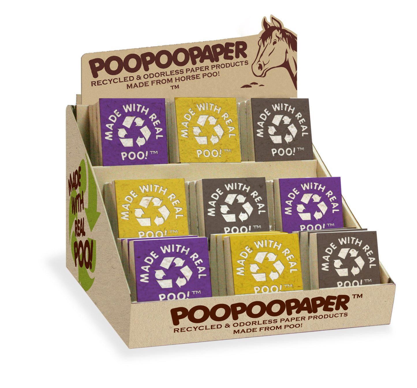 Made with Real Poo Pre-Pak Horse POOPOOPAPER (80 pieces)