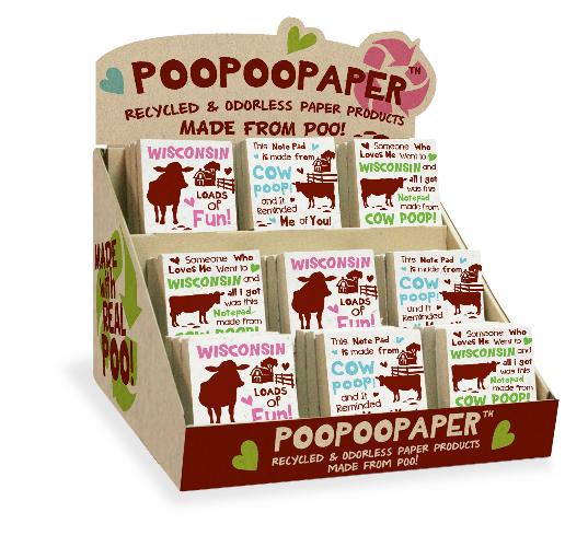 Someone Who Loves Me WISCONSIN Pre-Pak Cow POOPOOPAPER (80 pieces)