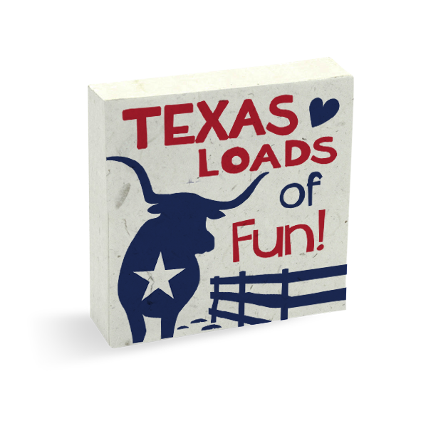 Someone Who Loves Me TEXAS Pre-Pak Cow POOPOOPAPER (80 pieces)