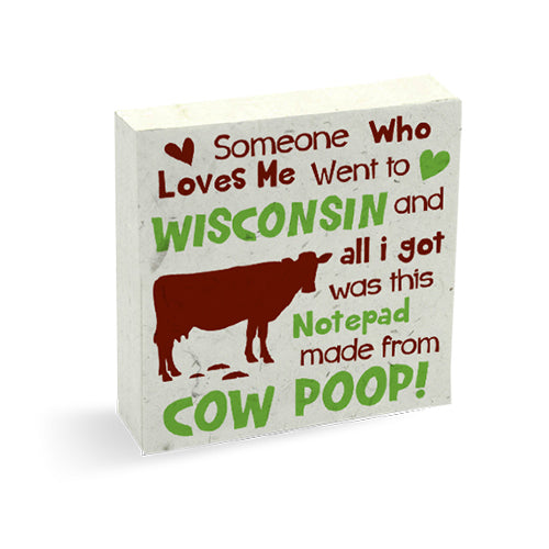 Someone Who Loves Me WISCONSIN Pre-Pak Cow POOPOOPAPER (80 pieces)