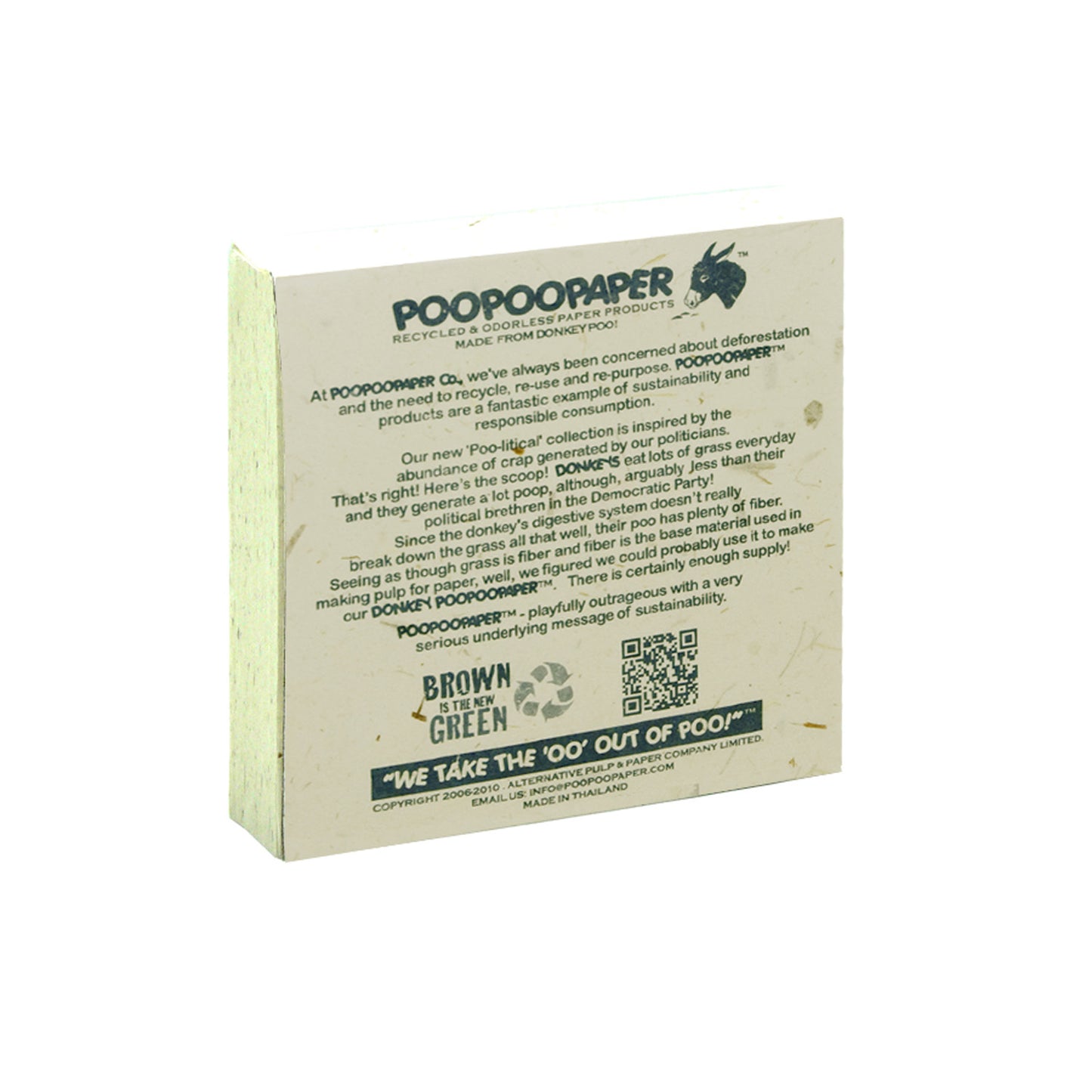 Someone Who Loves Me WASHINGTON, DC Pre-Pak Donkey & Elephant POOPOOPAPER (80 pieces)