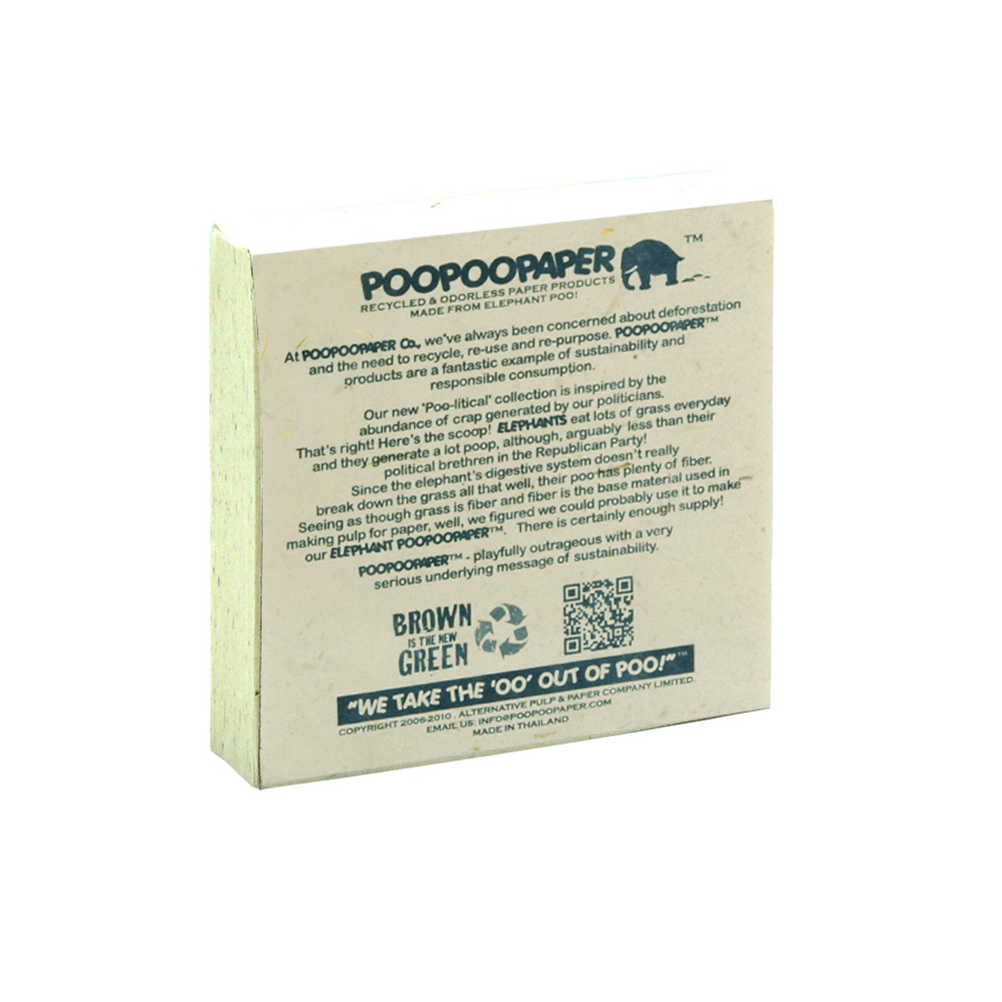 Someone Who Loves Me WASHINGTON, DC Pre-Pak Donkey & Elephant POOPOOPAPER (80 pieces)