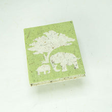 Load image into Gallery viewer, Eco-Friendly, Tree-Free, Classic Elephant POOPOOPAPER - Mom &amp; Baby Mini-Journal - Grass - Front