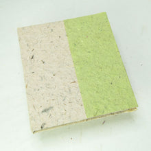Load image into Gallery viewer, Eco-Friendly, Tree-Free, Sustainable, Elephant POOPOOPAPER Natural Two-Toned Journal - Grass