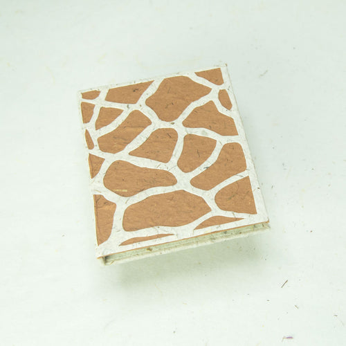 Eco-Friendly, Tree-Free POOPOOPAPER - Jungle Safari - Giraffe Mini Journal - Set of 3 - Front