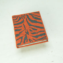 Load image into Gallery viewer, Eco-Friendly, Tree-Free POOPOOPAPER - Jungle Safari - Tiger Mini Journal - Set of 3 - Front