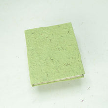 Load image into Gallery viewer, Eco-Friendly, Tree-Free POOPOOPAPER - Classic POOPOOPAPER - Mini-Journal - Grass - Set of 3 - Front