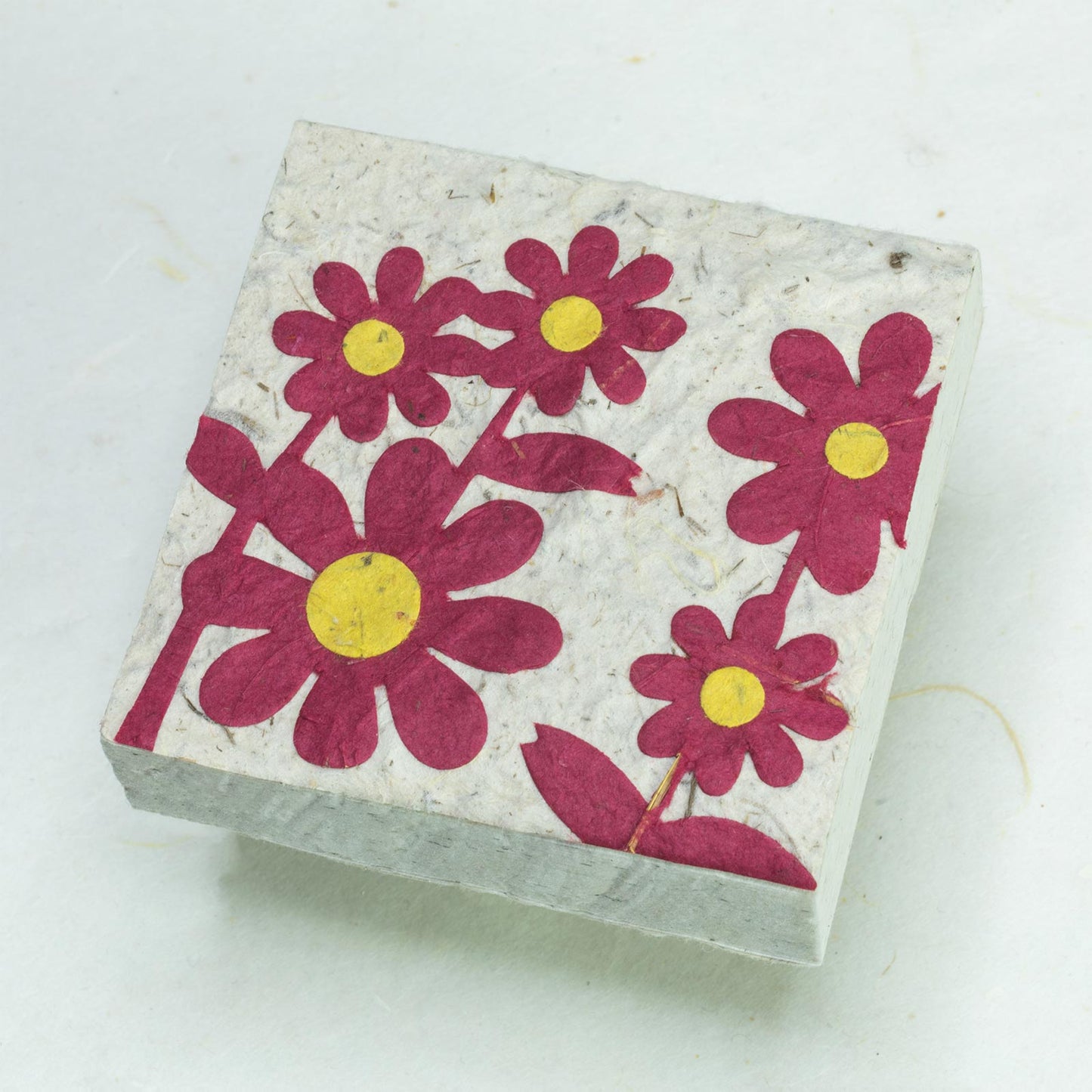 Flower Garden Eco-friendly Scratch Pads - Pink Bunch of Flowers (Set of 3) - front