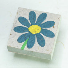 Load image into Gallery viewer, Flower Garden Scratch Pad - Single Blue Flower (Set of 3) - Front