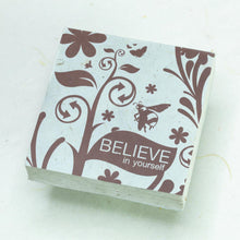 Load image into Gallery viewer, Inspirational POOPOOPAPER - Believe - Journal and Scratch Pad Set