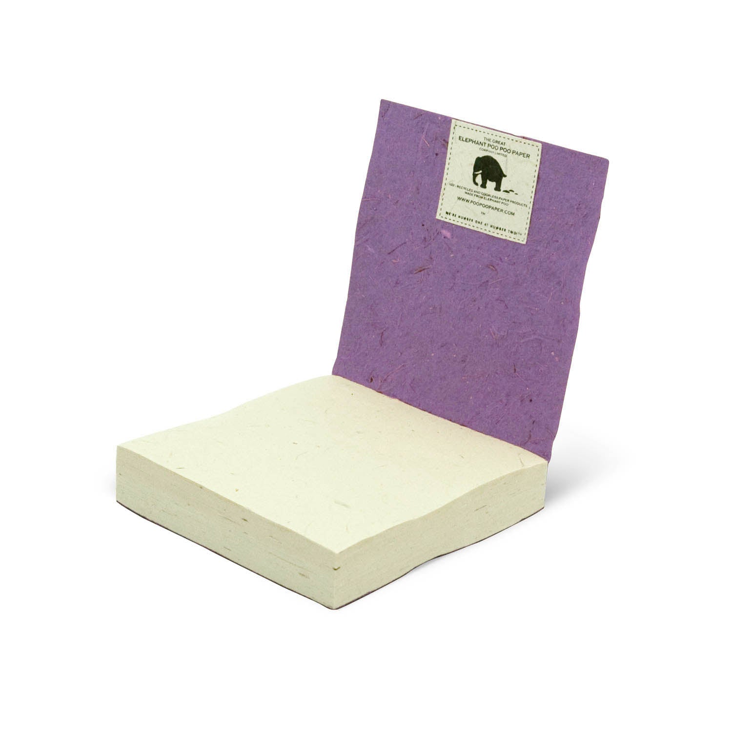 Savannah Sunset Eco-friendly Scratch Pads - Rhinoceros - Purple - Set of 3 - open