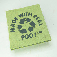 Load image into Gallery viewer, POOPOOPAPER Journal -  Made With Real Poo - Eco-Friendly Grass Journal - Front