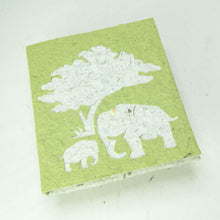 Load image into Gallery viewer, Eco-Friendly, Tree-Free, Classic Elephant POOPOOPAPER - Mom &amp; Baby Journal - Grass - Front