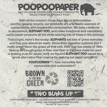 Load image into Gallery viewer, Eco-Friendly, Tree-Free, Sustainable, Organic Elephant POOPOOPAPER - Our Story