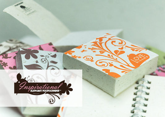 Celebrate Positivity with Inspirational Eco-friendly Notebooks from POOPOOPAPER