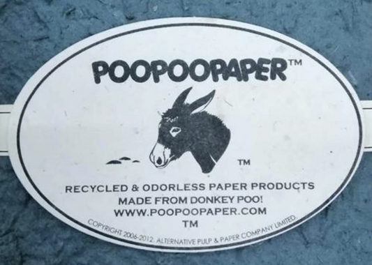 paper products made from donkey poo