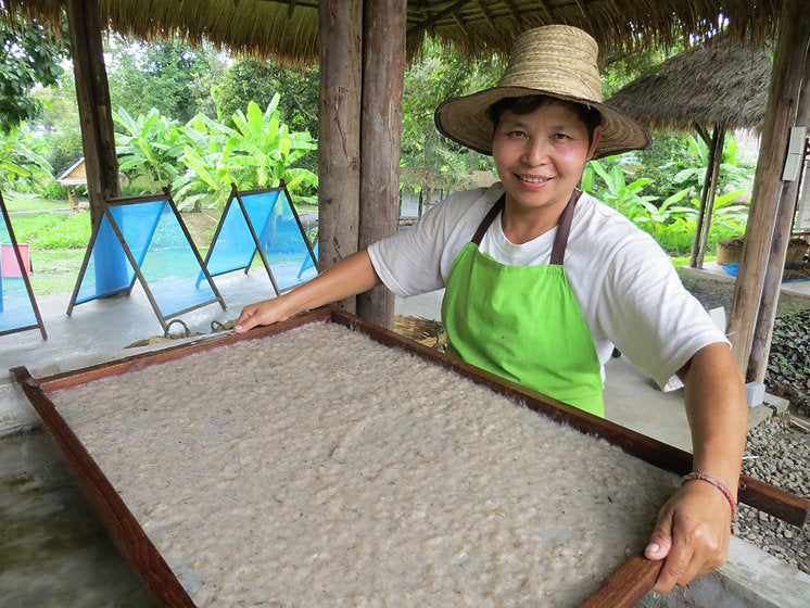 artisan showing you what is paper made of