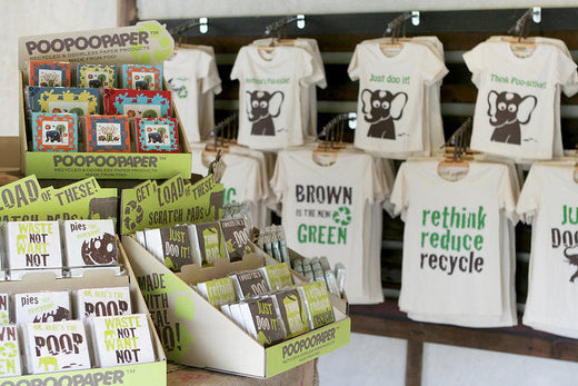 sustainable products from poopoopaper