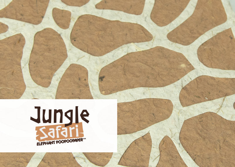 JUNGLE SAFARI - By POOPOOPAPER - Eco-Friendly, Tree-Free & Sustainavble Paper and Paper products