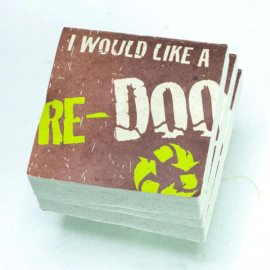 eco-friendly scratch pads - i would like a redoo - ecologically friendly gifts - front (stack)