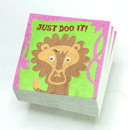 Lion - Just DOO It! Eco-friendly Scratch Pads - Set of 3