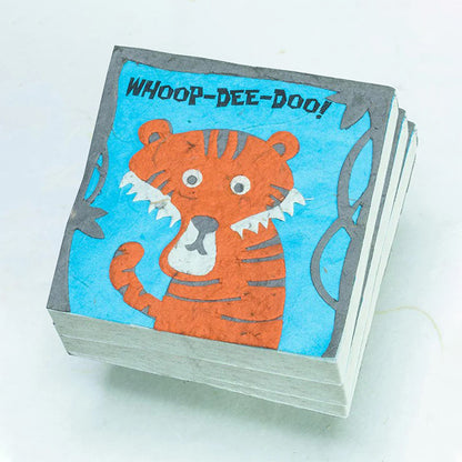 Tiger "Whoop-Dee-DOO!" Eco-friendly Scratch Pads - Set of 3