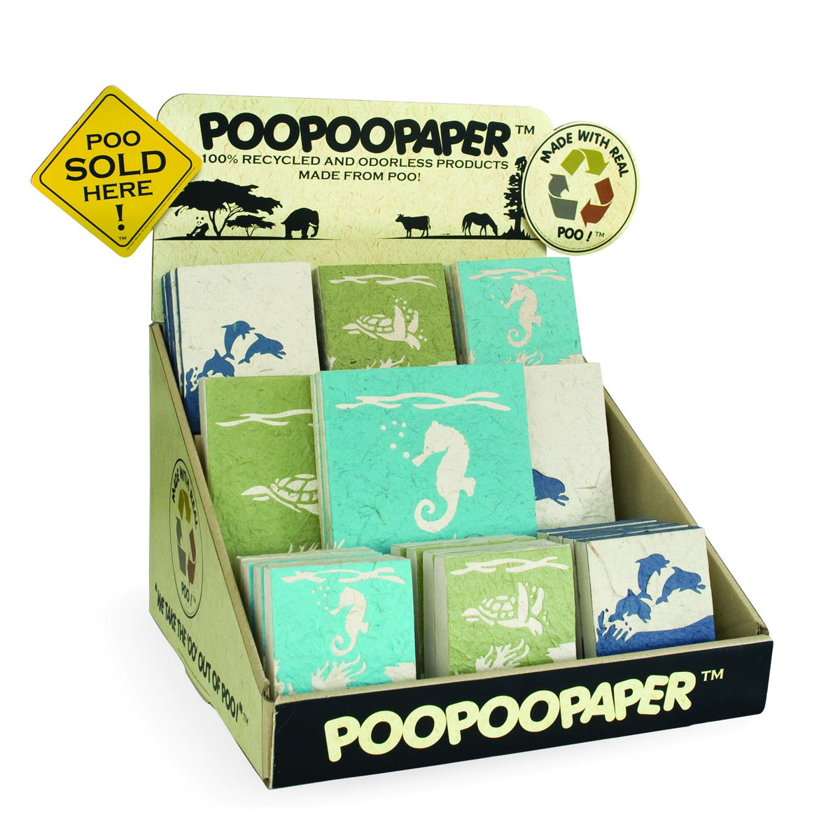 Poopoopaper Sea-Life Pre-Pak Elephant POOPOOPAPER (65 pieces) – POOPOOPAPER™