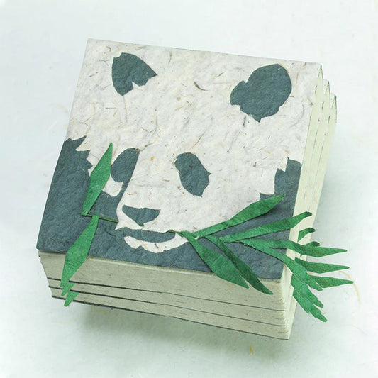 Panda POOPOOPAPER - Panda Face - Eco-friendly Scratch Pads - Set of 3