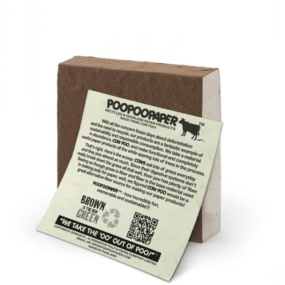 On The Farm - Cow & Dog - Bark - Eco-friendly Scratch Pads (Set of 3) - with POOPOOPAPER story card