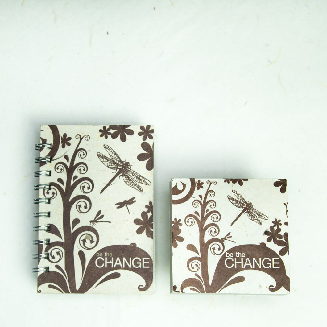 Inspirational POOPOOPAPER - Change - Journal and Scratch Pad Set