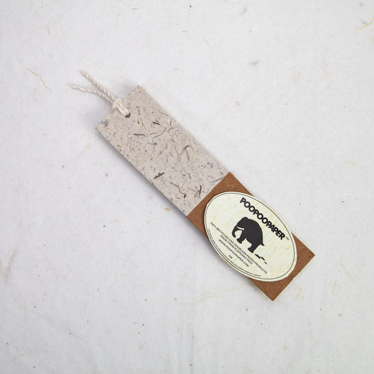 Classic Elephant POOPOOPAPER - Paper Bookmarks - Bark - (Set of 10) with logo