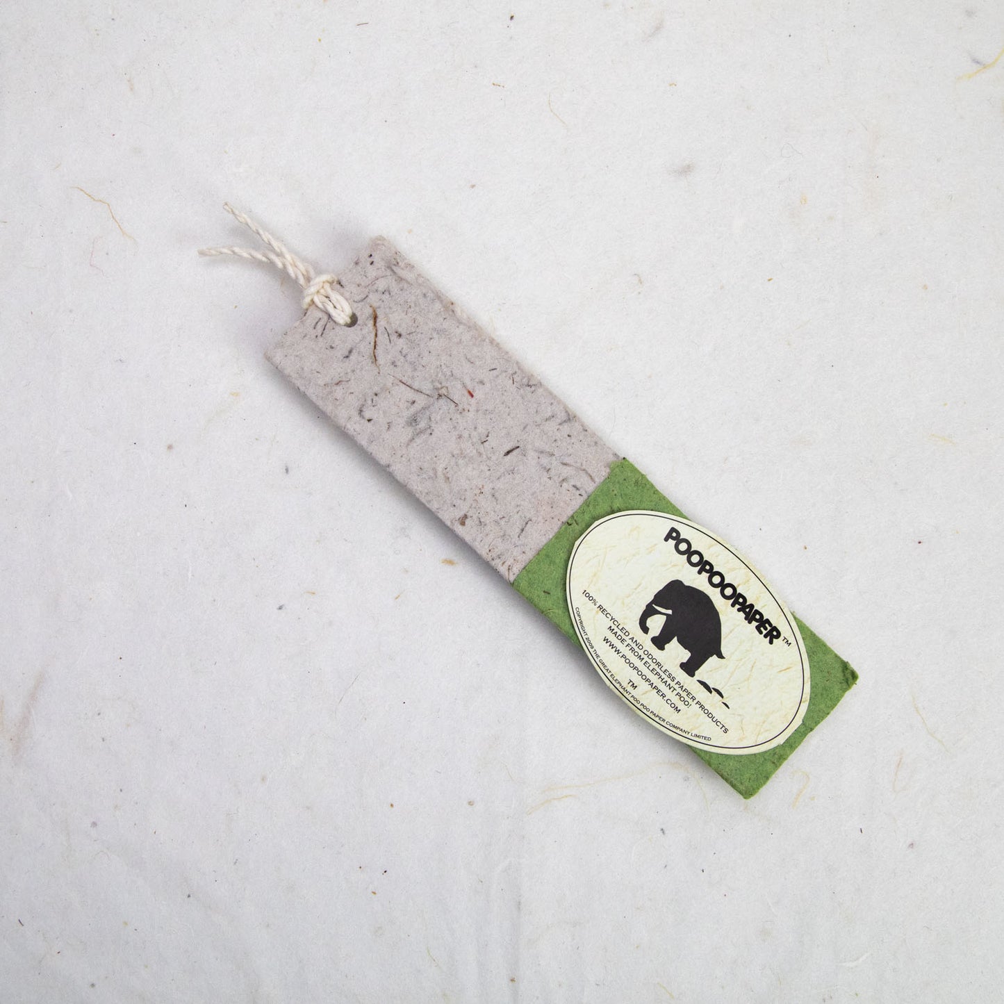 Classic Elephant POOPOOPAPER - Bookmarks - Grass - (Set of 10)