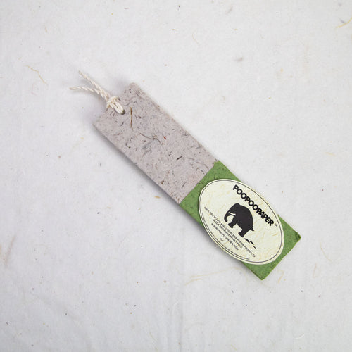Classic Elephant POOPOOPAPER - Bookmarks - Grass - Set of 10