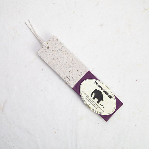 Classic Elephant POOPOOPAPER - Bookmarks - Purple - Set of 10