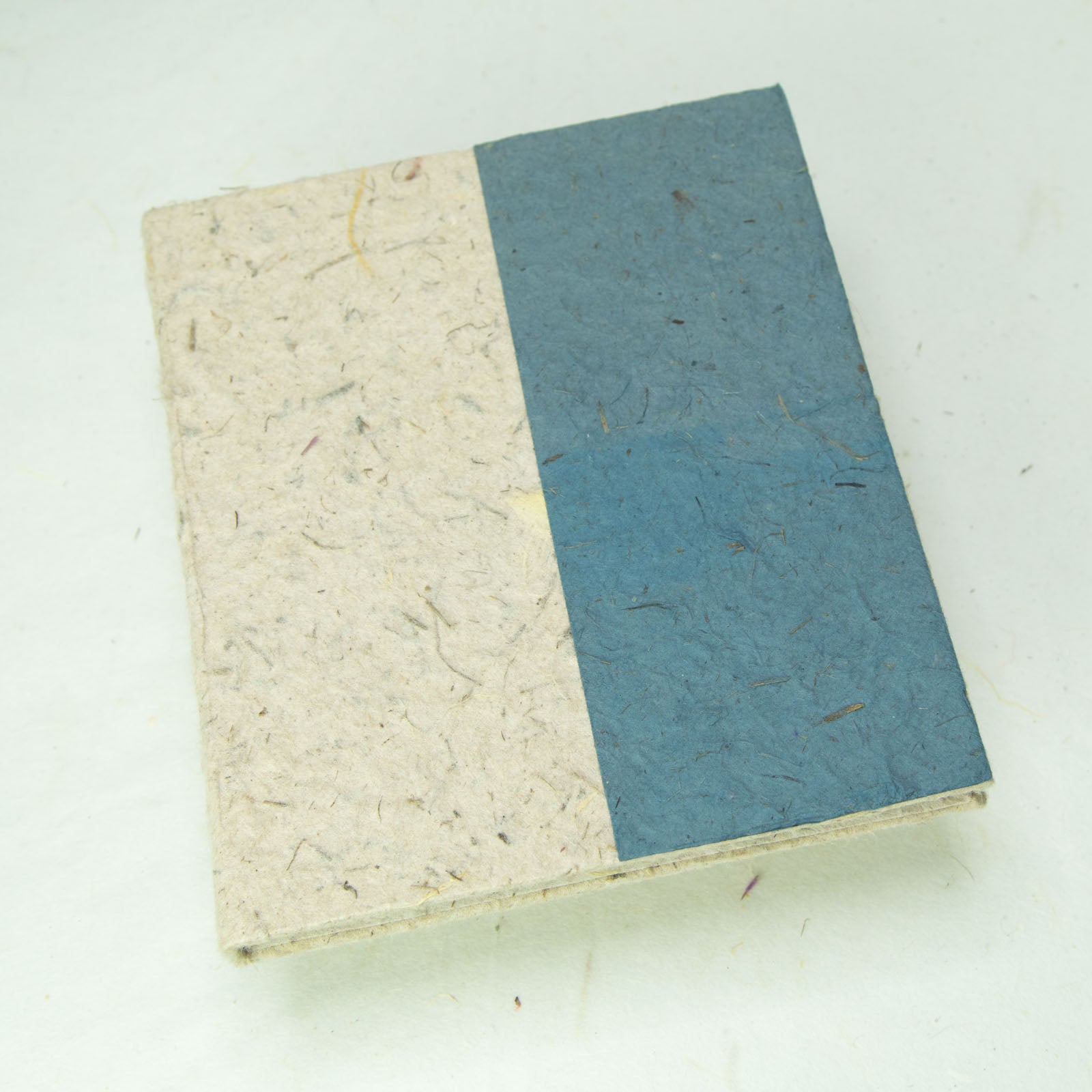 Classic Elephant POOPOOPAPER Two-Toned Eco-friendly Journal - Blue -  Front