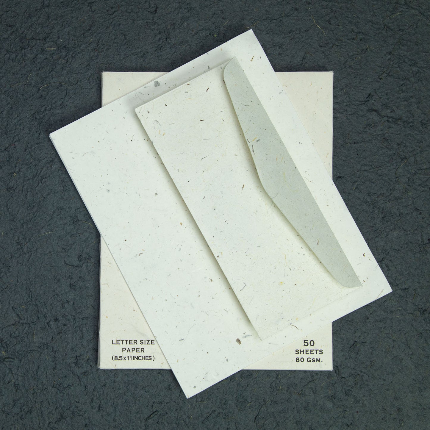 Donkey POOPOOPAPER - Handmade Envelopes & Sheet Set - Letter Size & A4 - set front