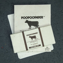 Load image into Gallery viewer, Eco-Friendly 7 Tree-Free - Cow POOPOOPAPER - No.10 Size Envelopes &amp; Letter Size Paper (50 sheets) Set
