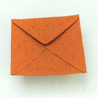 eco-friendly envelope orange front