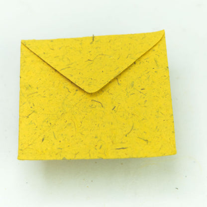 yellow eco-friendly envelope front