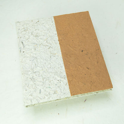 Eco-Friendly Journal Tree-Free Elephant POOPOOPAPER - Classic - Two Toned - Bark - Front