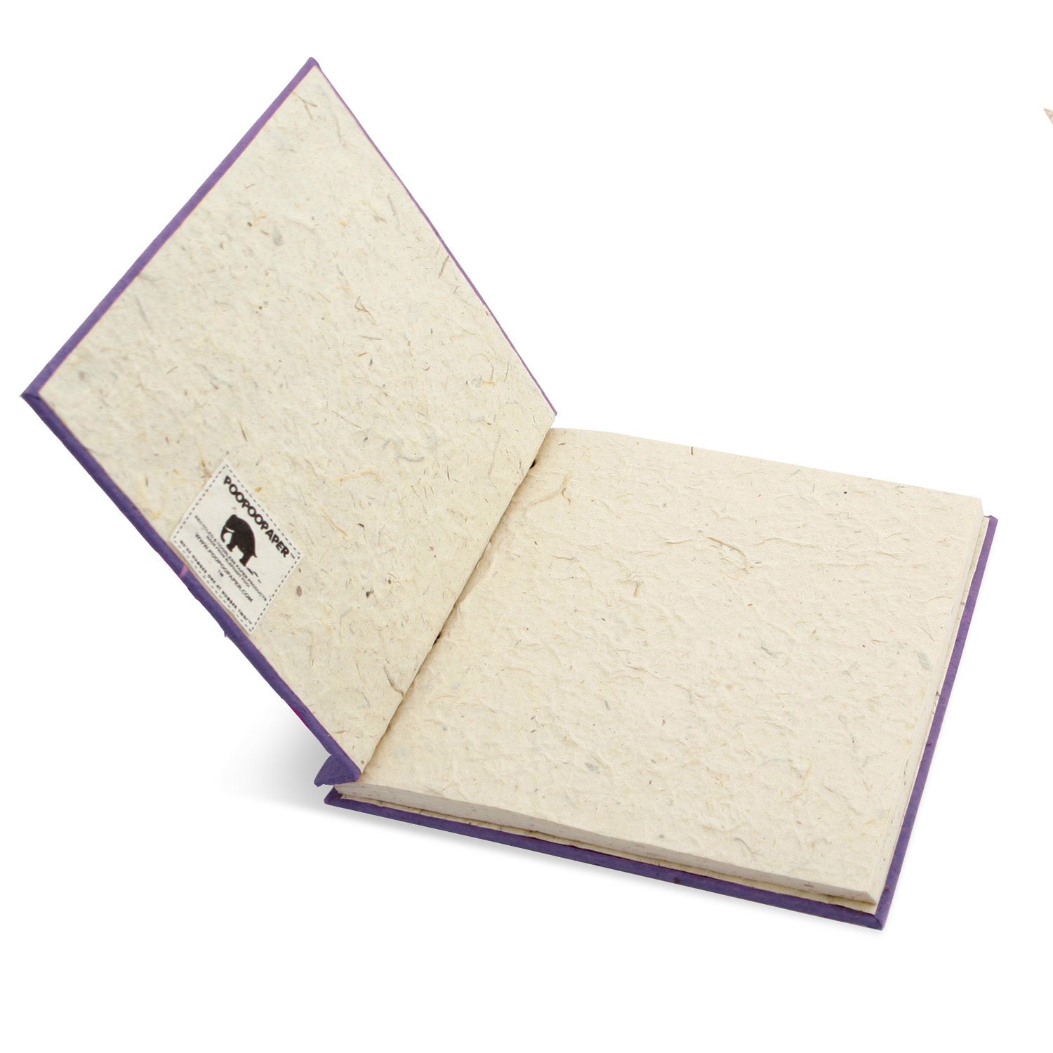 Twine Eco-friendly Journal - GIRAFFE - "Think-POO-sitive!" - Inside