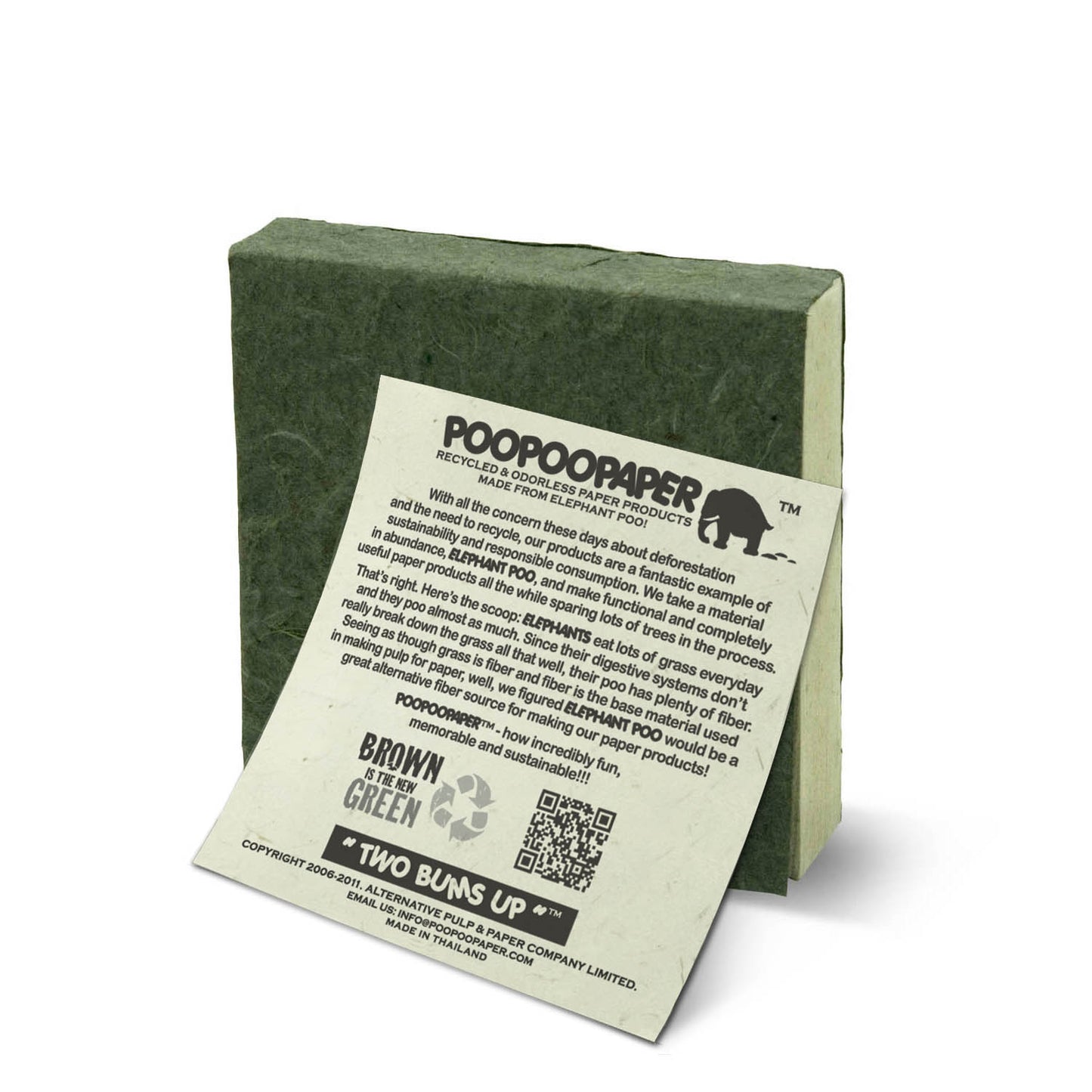 Zebra "Anything's POO-ssible!" Eco-friendly Scratch Pads - Set of 3 - with POOPOOPAPER story card